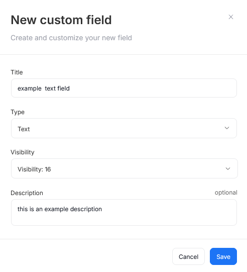 Default Fields image